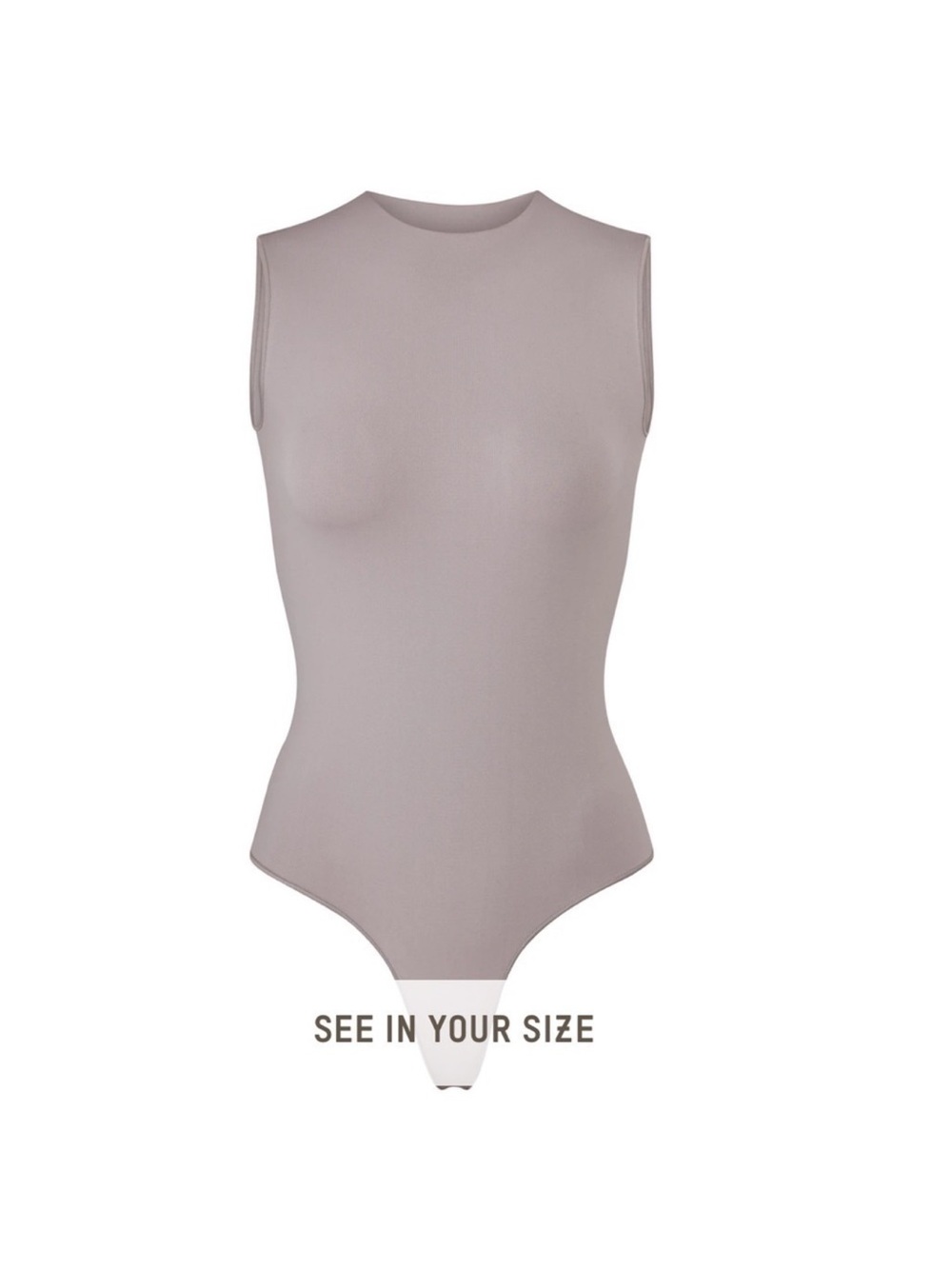 SKIMS Sleeveless High Neck Bodysuit - light Lavender